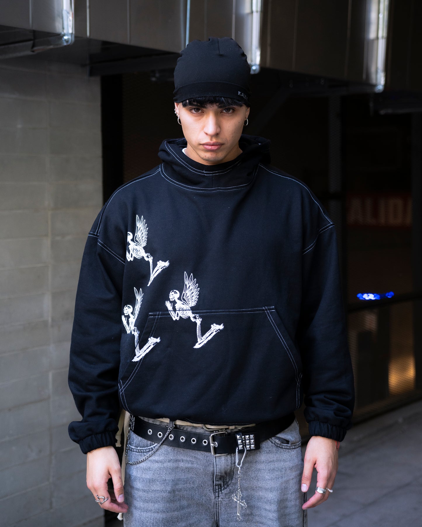 Hoodie Three Angels V2 OG Black