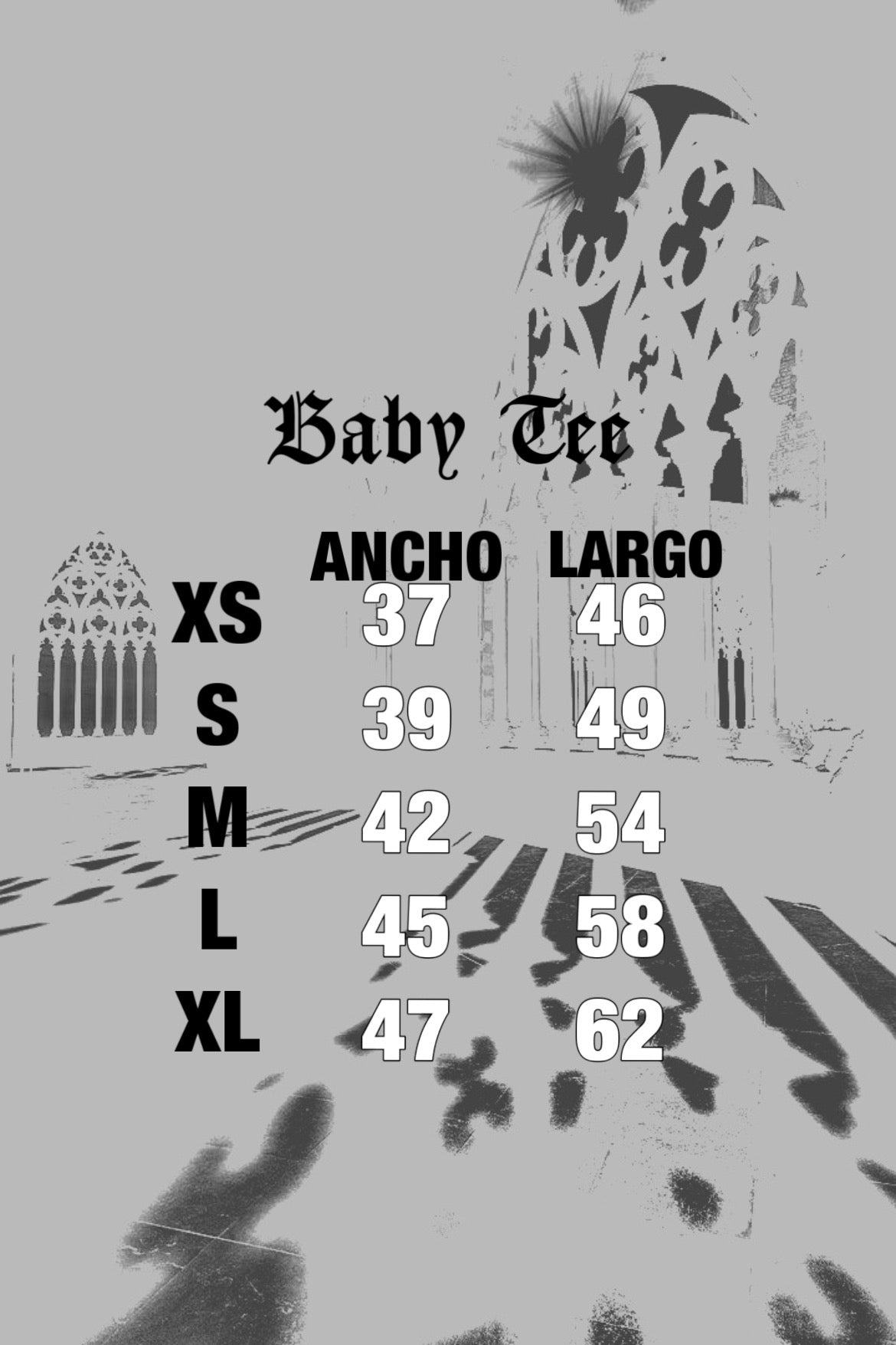 Baby Tee Sacred Grey
