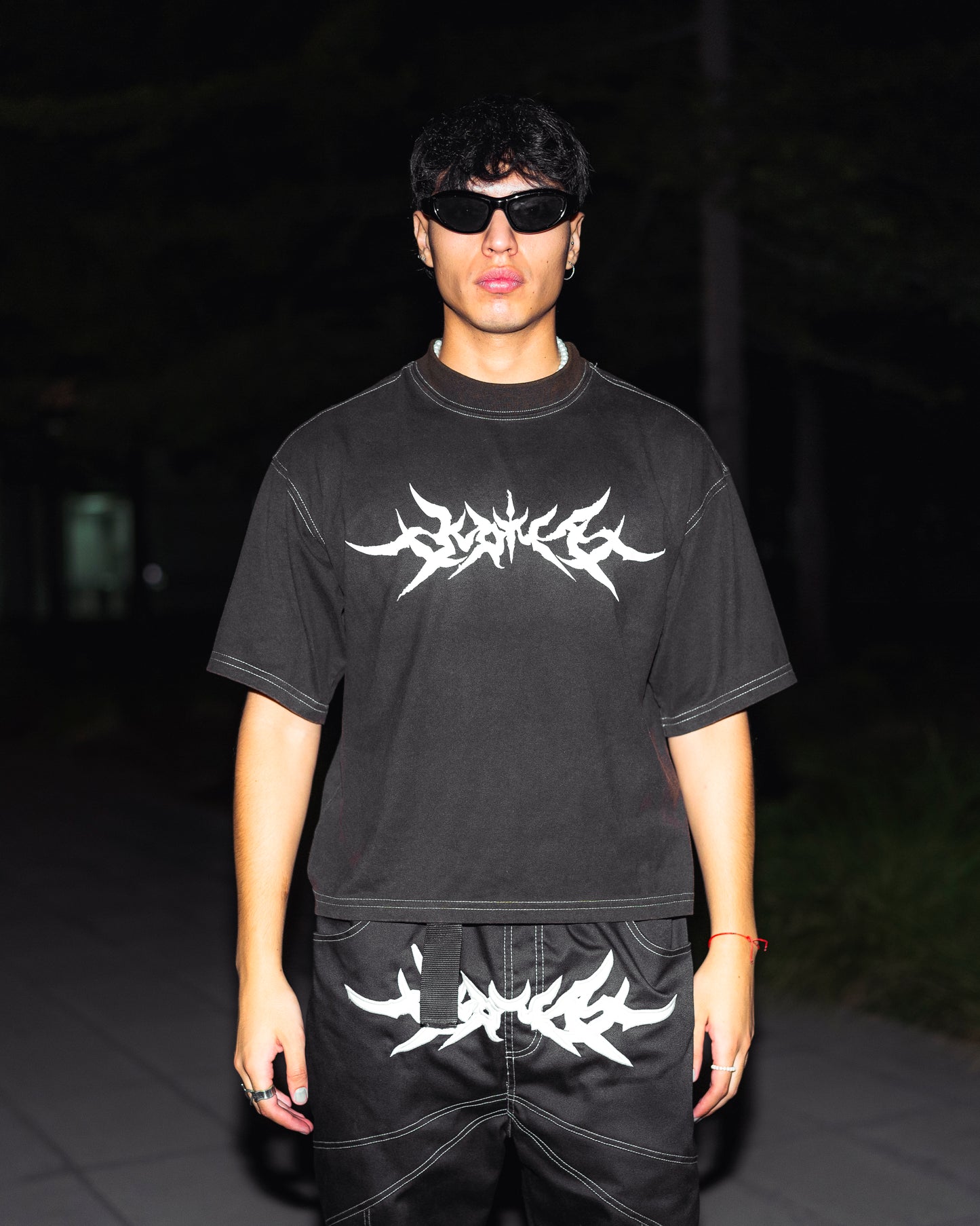 Tee Boxy Fit Sacred washed color oxido
