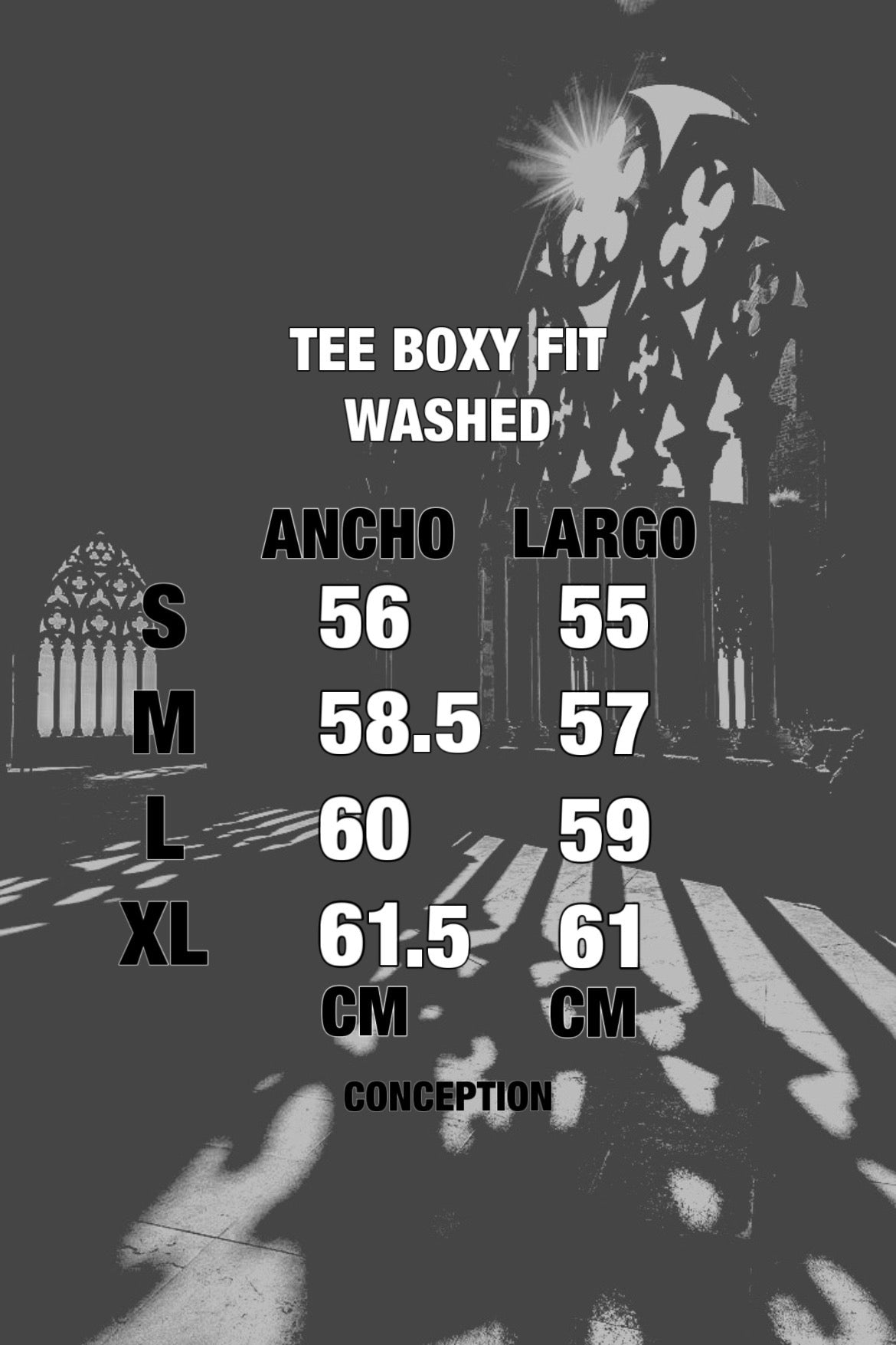 Tee Boxy Fit Sacred washed color oxido