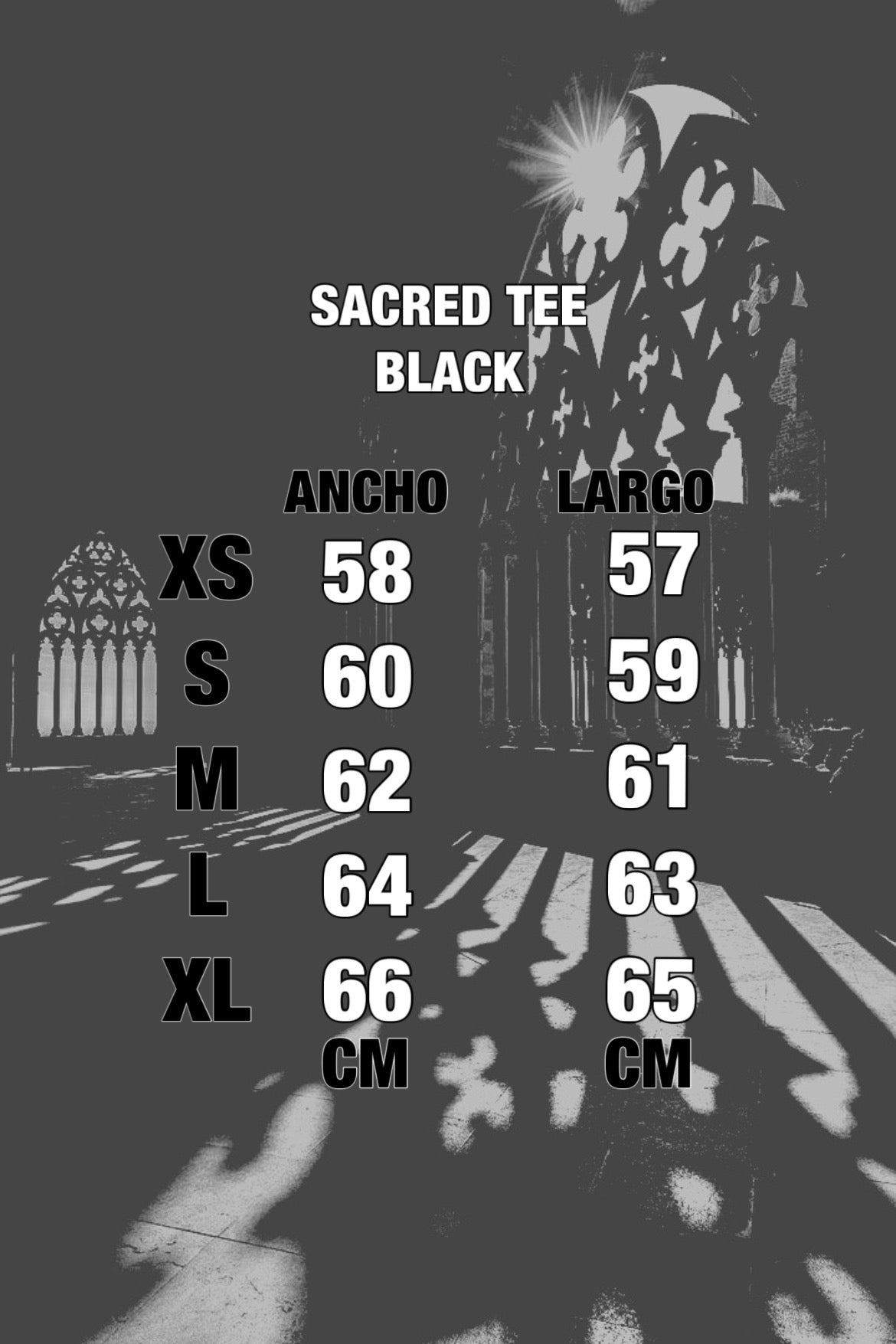 Tee Sacred Black Boxy fit