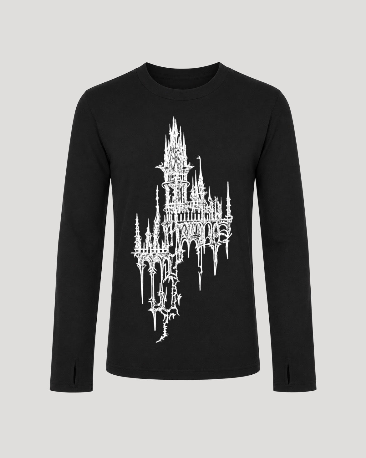 TEE SLIM FIT LONG SLEEVE CATHREDARK