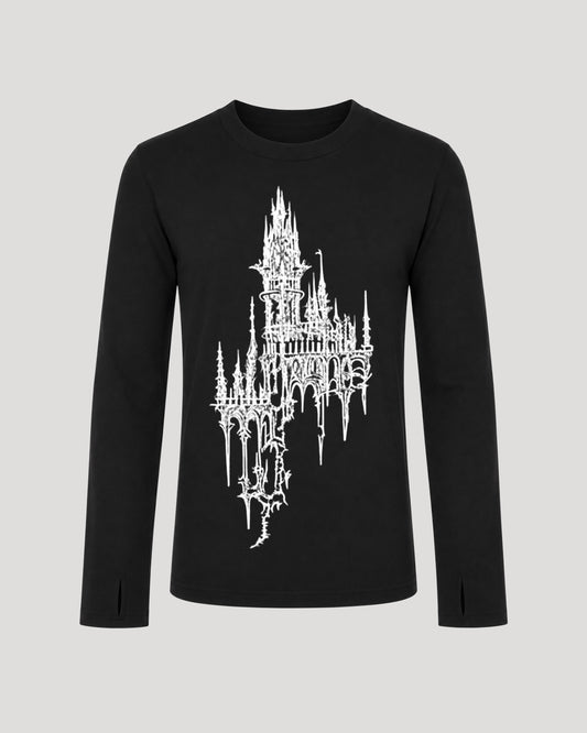 TEE SLIM FIT LONG SLEEVE CATHREDARK