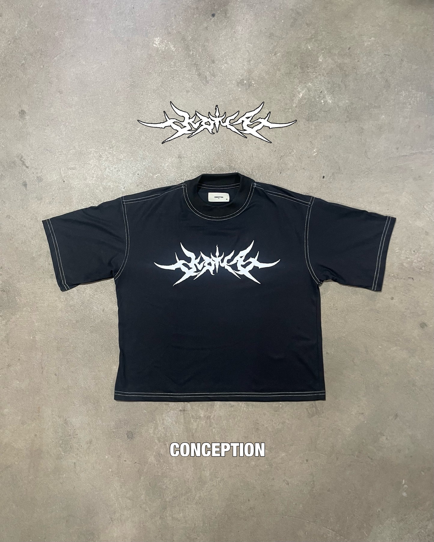 Tee Sacred Black Boxy fit